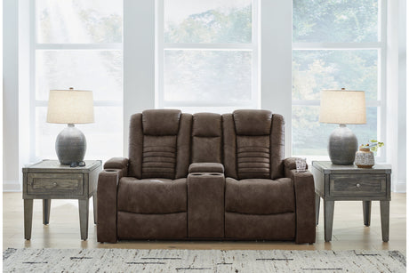 Soundcheck Power Reclining Loveseat With Console - (3060718)