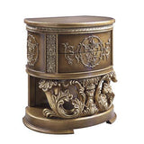 Constantine - Nightstand - Brown & Gold Finish