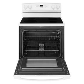 30" Amana Electric Range With Extra-Large Oven Window - White - Steel