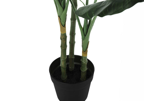 42" Tall, Artificial Plant, Evergreen Tree, Indoor, Faux, Fake, Floor, Greenery, Potted, Decorative - Green / Black