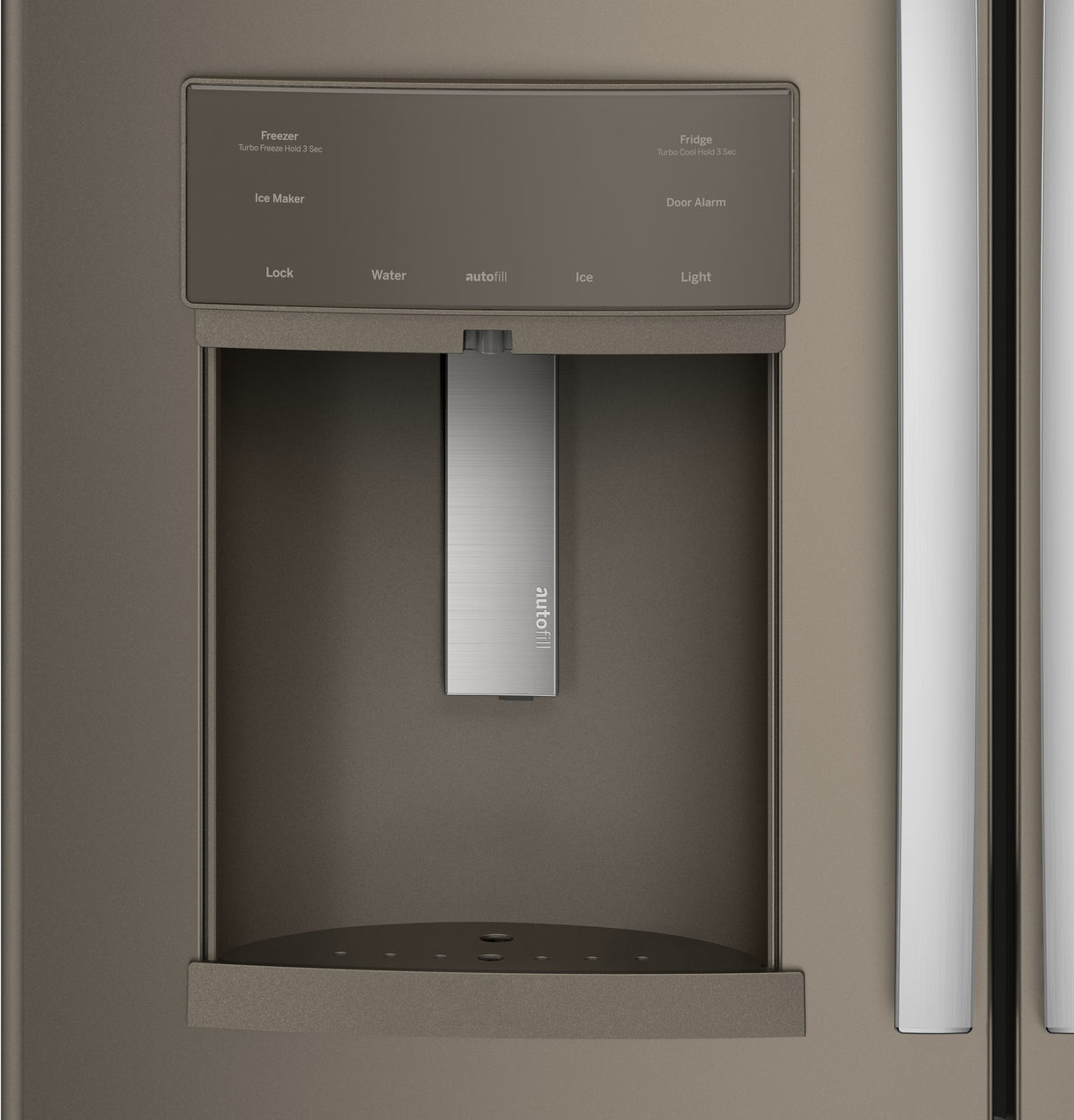 GE Profile(TM) Series ENERGY STAR(R) 22.1 Cu. Ft. Counter-Depth French-Door Refrigerator with Hands-Free AutoFill - (PYE22KMKES)