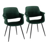 Vintage Flair - Chair (Set of 2) - Black Legs