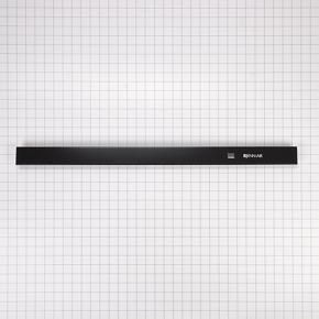 30" Range Downdraft Vent Top Trim - Black