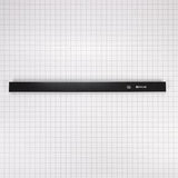 30" Range Downdraft Vent Top Trim - Black