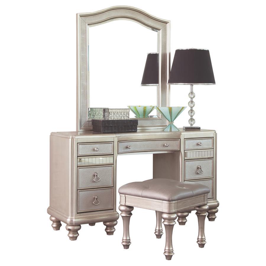 Bling Game - 3 Piece Vanity Set - Metallic Platinum