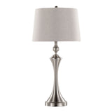 Flint - Contemporary Table Lamp Built In USB Port (Set of 2)