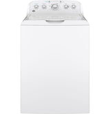 GE(R) 4.5 cu. ft. Capacity Washer with Stainless Steel Basket - (GTW465ASNWW)