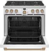 Caf(eback)(TM) 36" Smart Dual-Fuel Commercial-Style Range with 6 Burners (Natural Gas) - (C2Y366P4TW2)