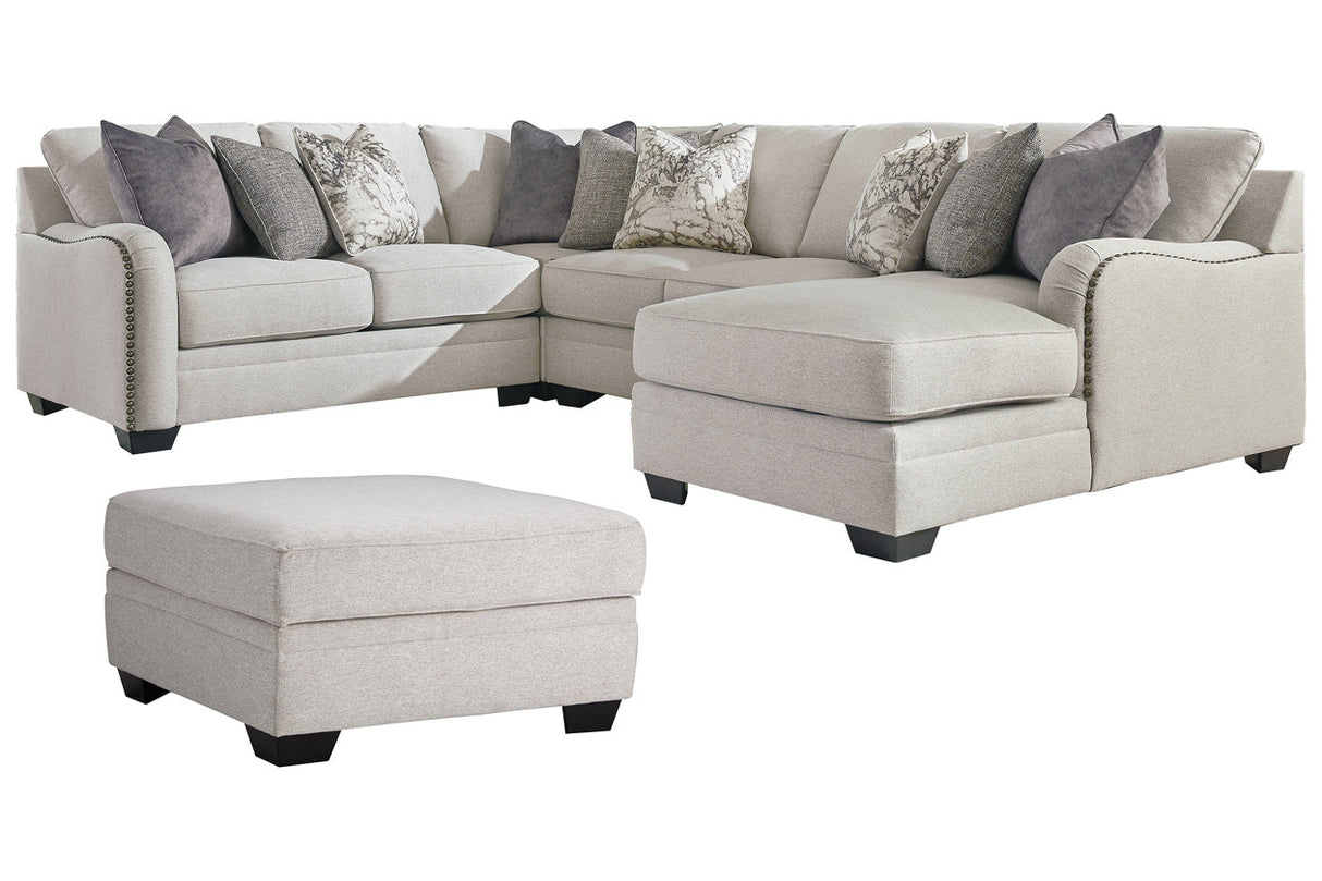 Dellara 4-piece Sectional With Ottoman - (32101U2)