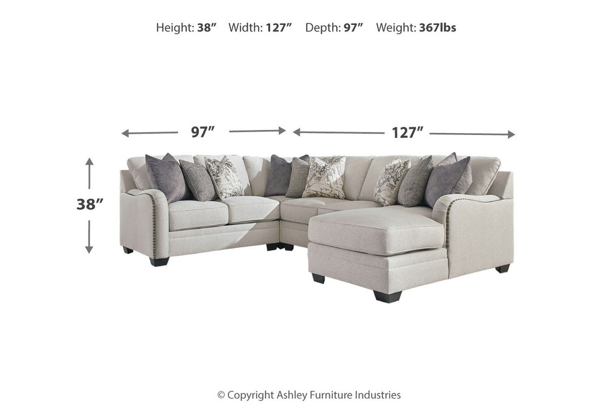 Dellara 4-piece Sectional With Ottoman - (32101U2)