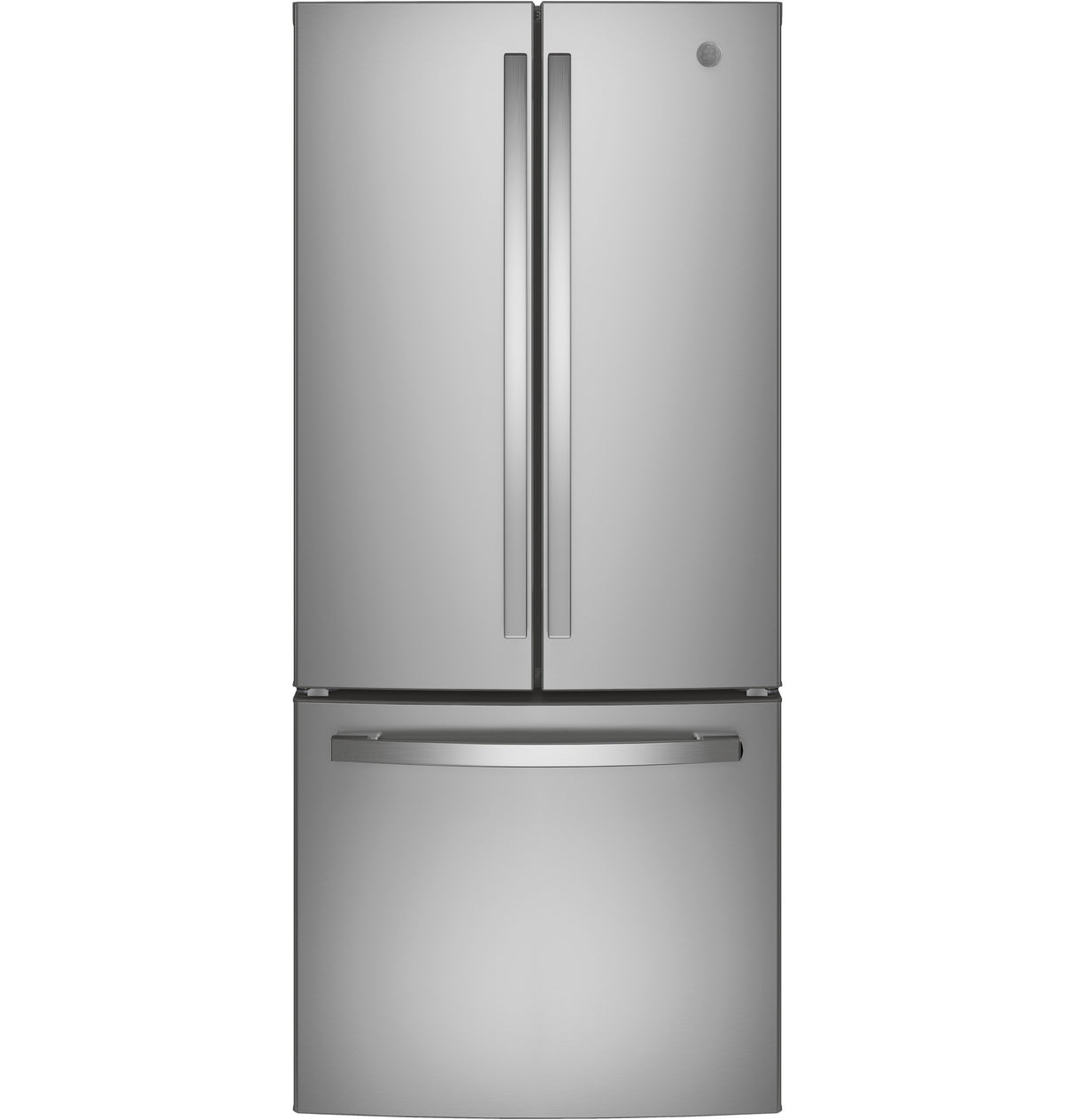 GE(R) ENERGY STAR(R) 20.8 Cu. Ft. French-Door Refrigerator - (GNE21FYKFS)