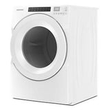 7.4 Cubic Feet Front-Load Dryer With Sensor Drying - White - Metal