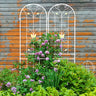 Garden Metal Trellis Rustproof Trellis For Climbing Plants Outdoor Flower Support