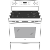 GE(R) 30" Free-Standing Electric Range - (JB625DKWW)