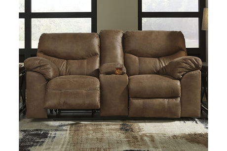 Boxberg Reclining Loveseat With Console - (3380294)