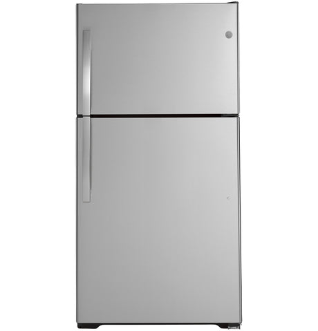 GE(R) ENERGY STAR(R) 21.9 Cu. Ft. Top-Freezer Refrigerator - (GTE22JSNRSS)