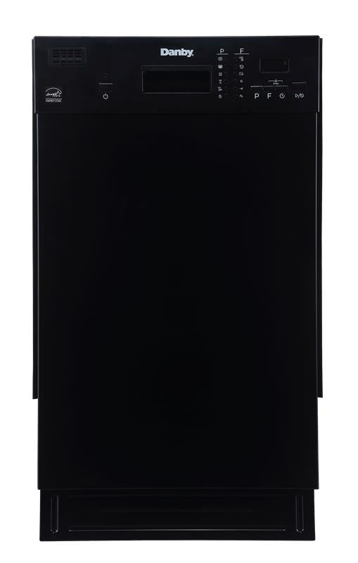 Danby 18" Wide Built-in Dishwasher in Black - (DDW1804EB)