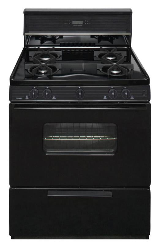 30 in. Freestanding Sealed Burner Spark Ignition Gas Range in Black - (SMK240BP)