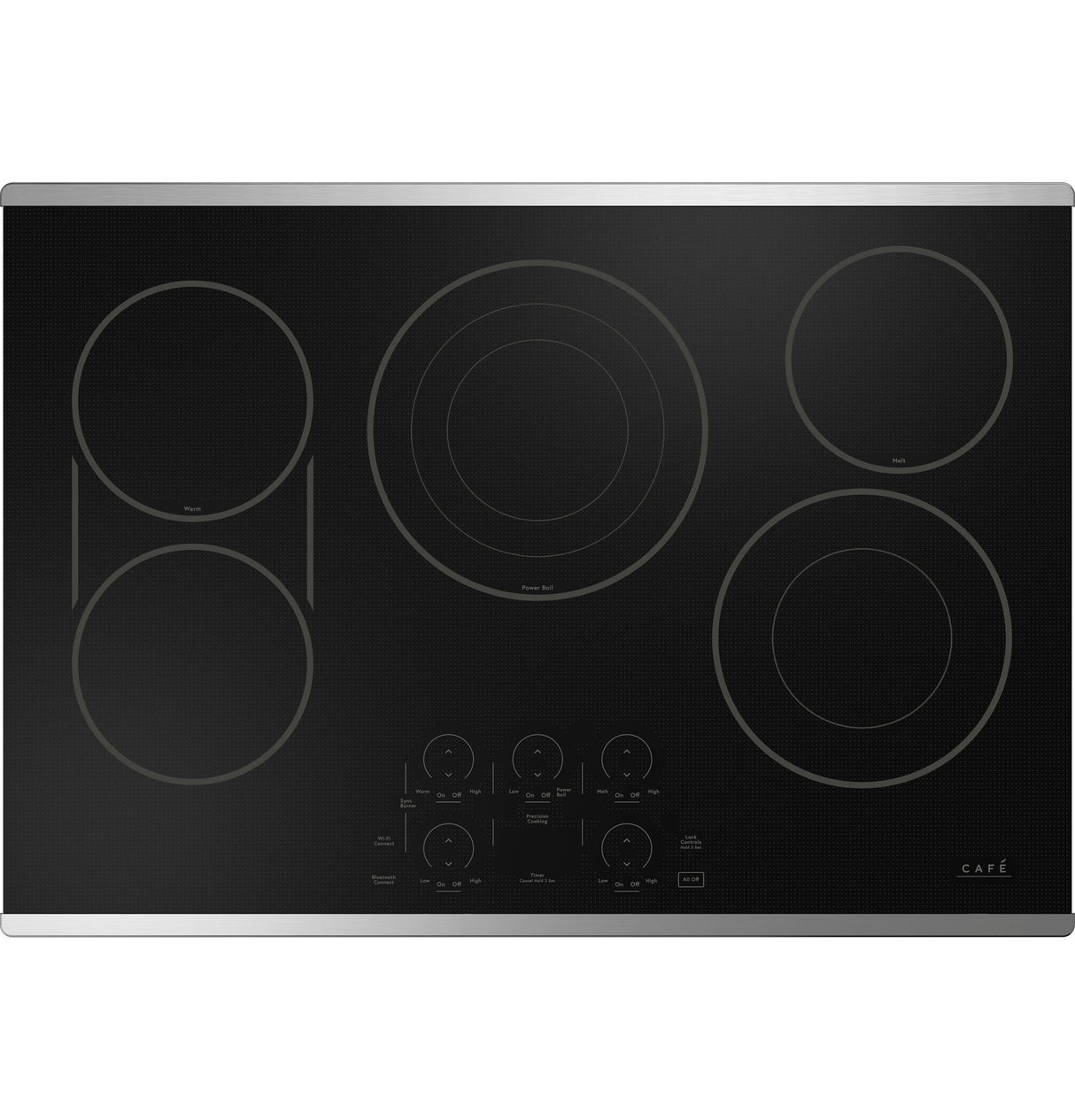 Caf(eback)(TM) 30" Touch-Control Electric Cooktop - (CEP90302TSS)