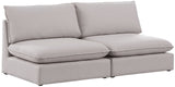 Mackenzie - Modular Sofa Armless - 2 Seats