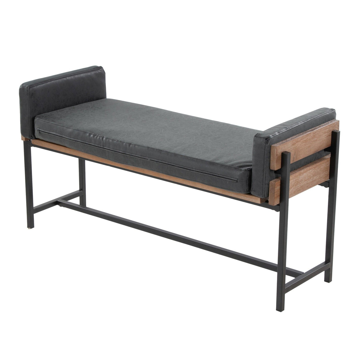 Kari - Bench - Black & Light Brown Base