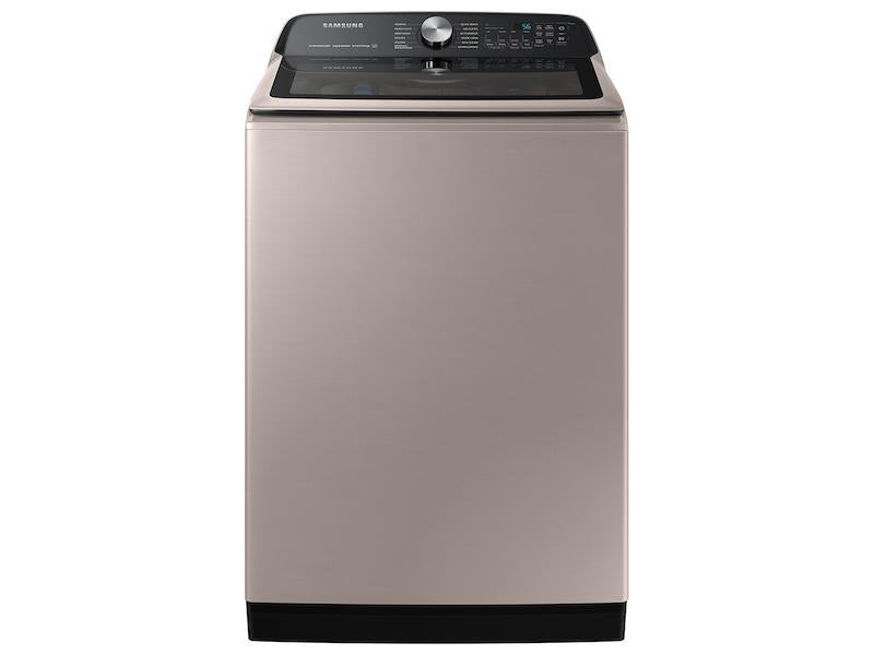 5.1 cu. ft. Smart Top Load Washer with ActiveWave(TM) Agitator and Super Speed Wash in Champagne - (WA51A5505AC)