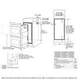 GE Profile(TM) 30" Smart Built-In Convection Double Wall Oven with Left-Hand Side-Swing Doors - (PTD700LSNSS)