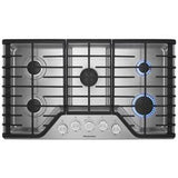 36" 5-Burner Gas Cooktop - Metal