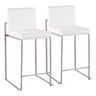 Fuji - Contemporary High Back Counter Stool, Functional Design