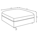 Serene - Square Upholstered Ottoman