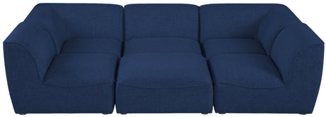 Miramar - Modular Sectional 6 Piece - Navy - Modern & Contemporary