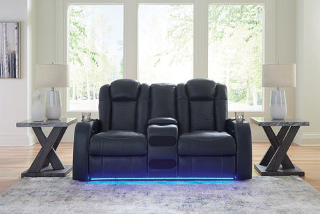 Fyne-dyme Power Reclining Loveseat With Console - (3660318)