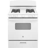 GE(R) 30" Free-Standing Front Control Gas Range - (JGBS10DEMWW)