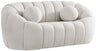 Elijah - Boucle Fabric Loveseat