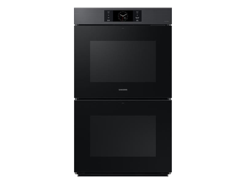 Bespoke 30" Matte Black Steel Double Wall Oven with AI Pro Cooking(TM) Camera - (NV51CG700DMTAA)