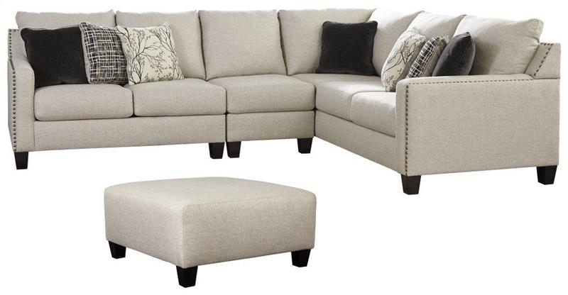 3-piece Sectional With Ottoman - (PKG001293)