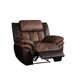 Jaylen - Recliner - Toffee & Espresso Polished Microfiber