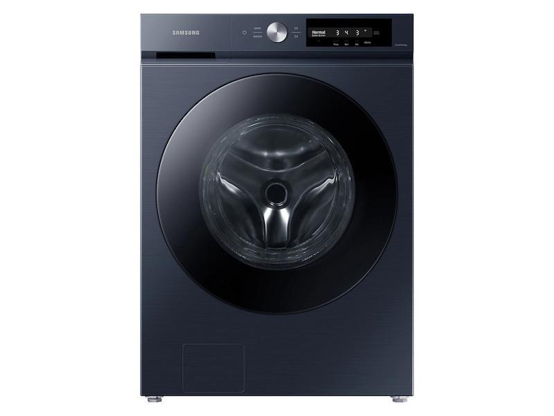 Bespoke 4.6 cu. ft. Large Capacity Front Load Washer with Super Speed Wash and AI Smart Dial in Brushed Navy - (WF46BB6700ADUS)