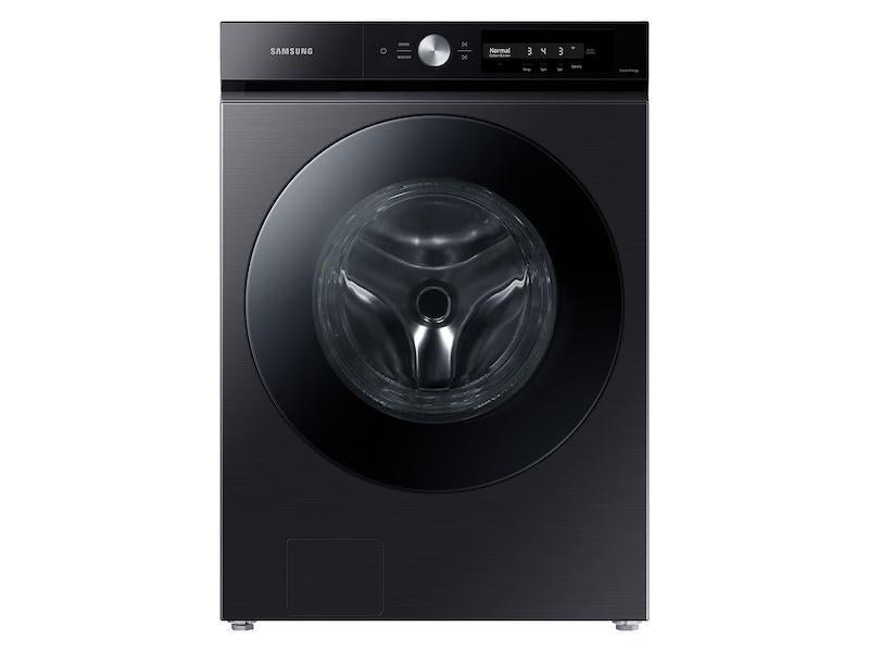 Bespoke 4.6 cu. ft. Large Capacity Front Load Washer with Super Speed Wash and AI Smart Dial in Brushed Black - (WF46BB6700AVUS)