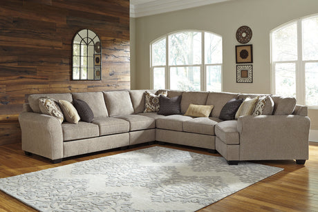 Pantomine 5-piece Sectional With Cuddler - (39122S5)