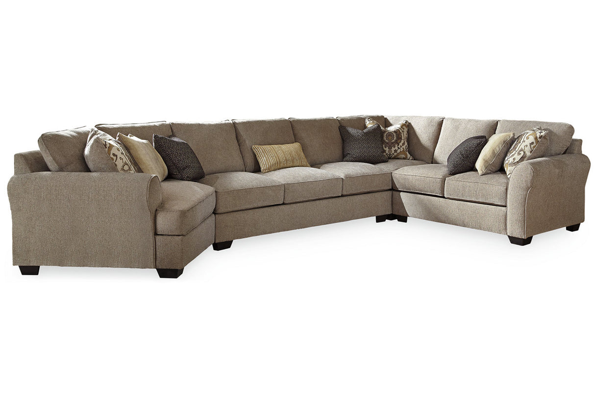 Pantomine 4-piece Sectional With Cuddler - (39122S12)