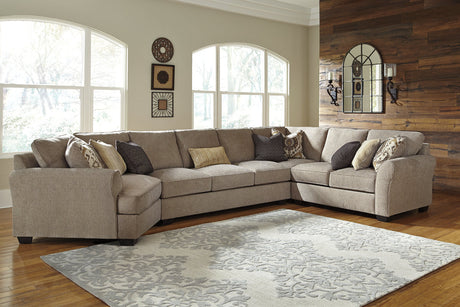 Pantomine 4-piece Sectional With Cuddler - (39122S12)