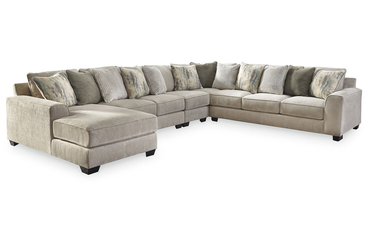 Ardsley 5-piece Sectional With Ottoman - (39504U1)