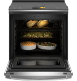 GE Profile(TM) 30" Smart Slide-In Front-Control Induction Fingerprint Resistant Range with In Oven Camera - (PHS93XYPFS)