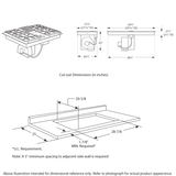 GE Profile(TM) 30" Built-In Gas Downdraft Cooktop - (PGP9830DRBB)