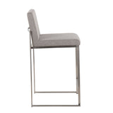 Fuji - Contemporary High Back Counter Stool, Functional Design