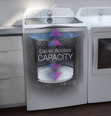 GE Profile(TM) ENERGY STAR(R) 4.9 cu. ft. Capacity Washer with Smarter Wash Technology and FlexDispense(TM) - (PTW605BPRDG)