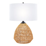 Congo - 29" Rattan Table Lamp - Light Brown