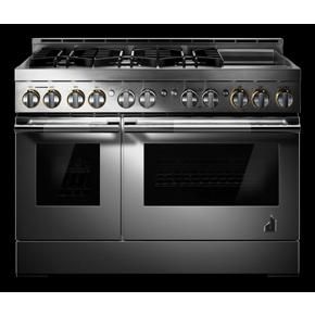 48" Rise Gas Professional-Style Range With Chrome-Infused Griddle