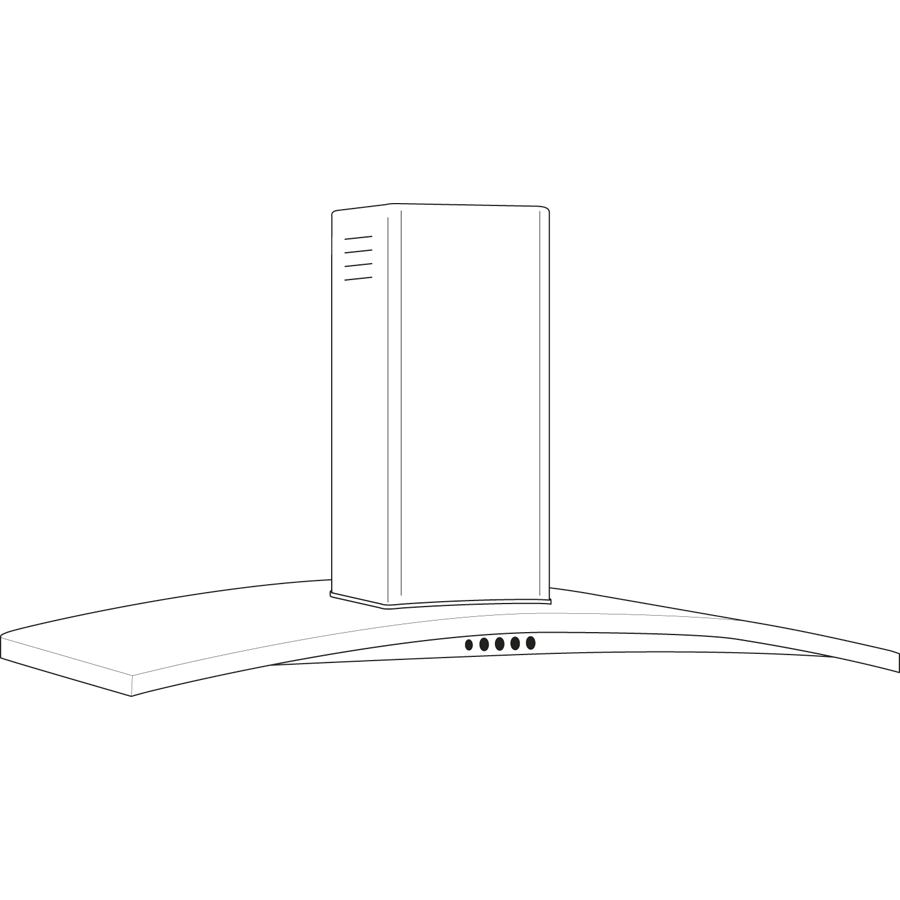 GE Profile(TM) 36" Wall-Mount Chimney Hood - (PV976NSS)